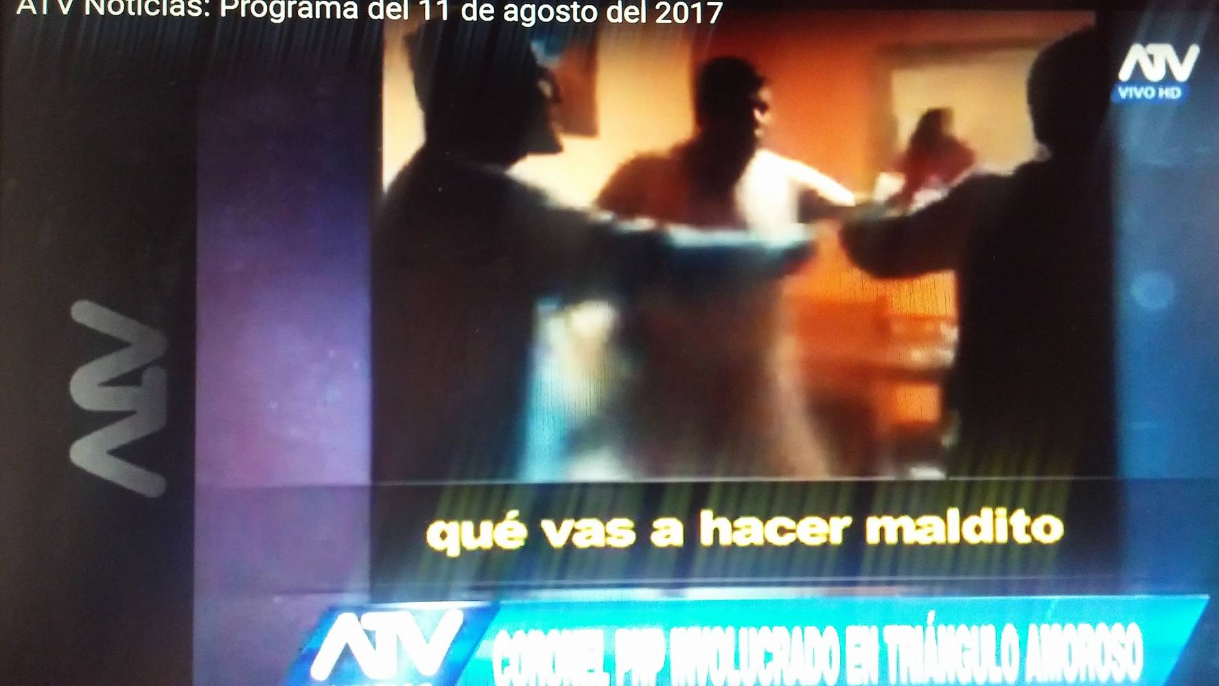 Difunden video de exjefe de Divipol Chimbote Aguilar Amaro enfrentado a su esposa 