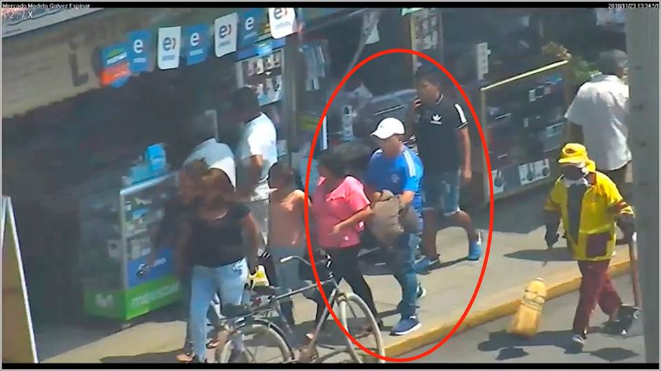Chimbote: cámaras captan a delincuentes conocidos como “Cajitas” abriendo mochilas de transeúntes