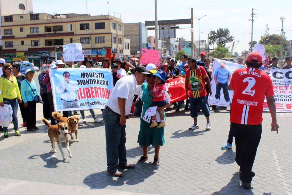 Caso Centralita: Protestan para que ex dirigentes de construcción civil sean liberados de penal