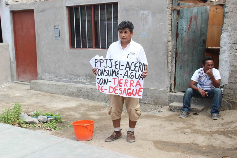Moradores de zona de Chimbote denuncian que beben agua contaminada 