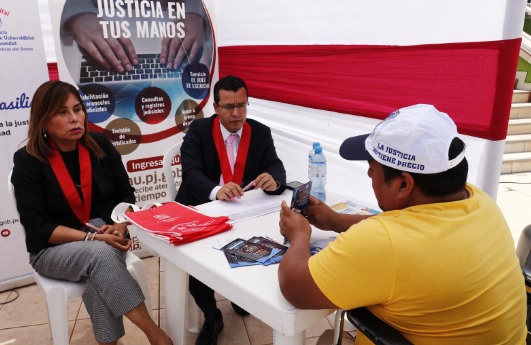 Jimbe acogió a la VII Feria Llapanchikpaq Justicia 2023