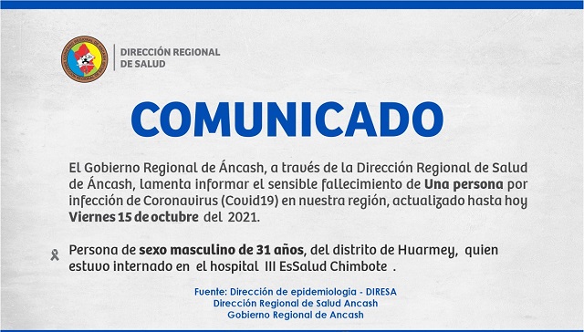 Huarmeyano de 31 años murió con Covid-19 en el Hospital III de EsSalud de Chimbote