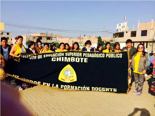 Instituto Pedagógico participa del desfile por  el Día Mundial del Folklore.