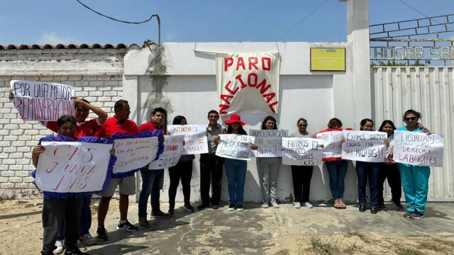 Nuevo Chimbote: personal CAS de albergue “San Pedrito” acató paro para exigir mejoras salariales