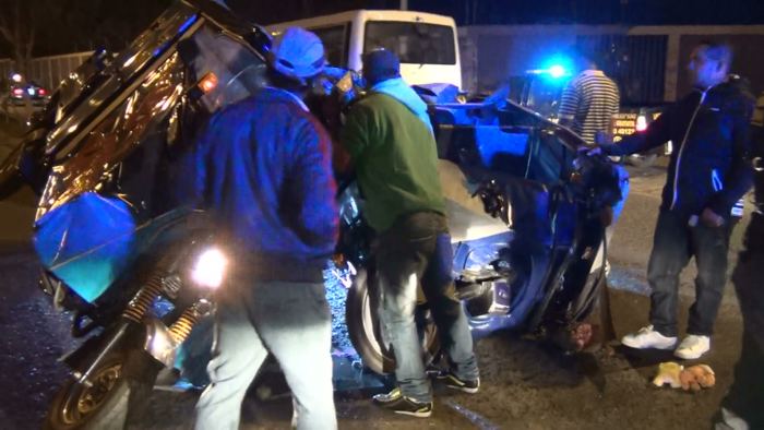 Nuevo Chimbote: choque de mototaxis en avenida Brasil 