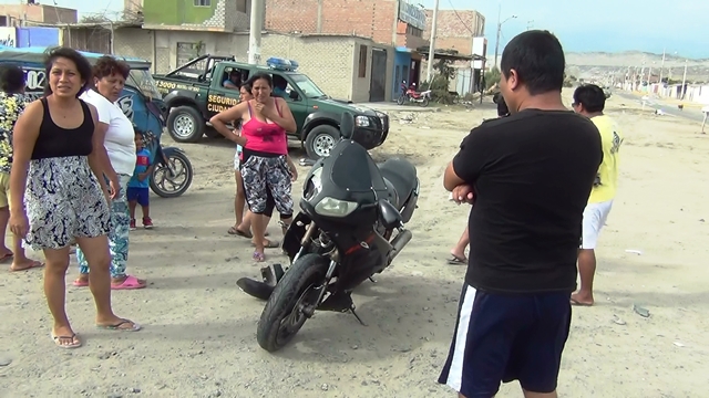 Niño resulta gravemente herido tras choque de motocicleta y automóvil en Nuevo Chimbote