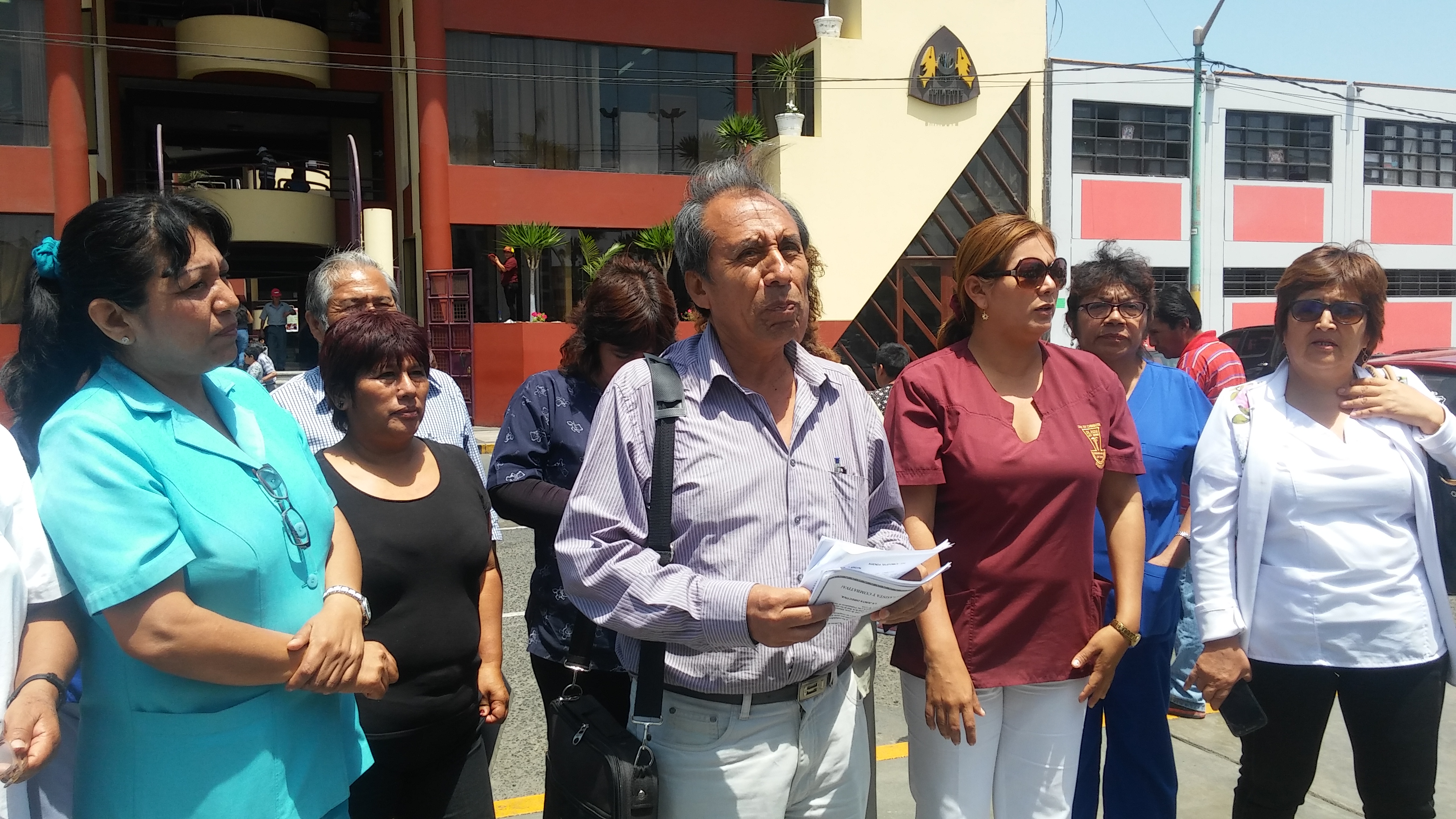 Chimbote: trabajadores de la Red de Salud Norte exigen concurso público para designar a su director
