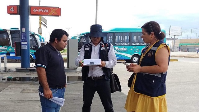 Chimbote: grifo que servía como paradero informal es multado con más de S/ 4 mil