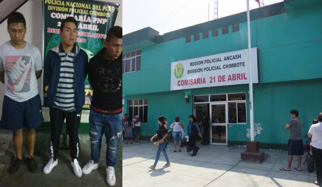 Chimbote: intervienen a sujetos que pertenecerían a “Los Raqueteros de La Unión”