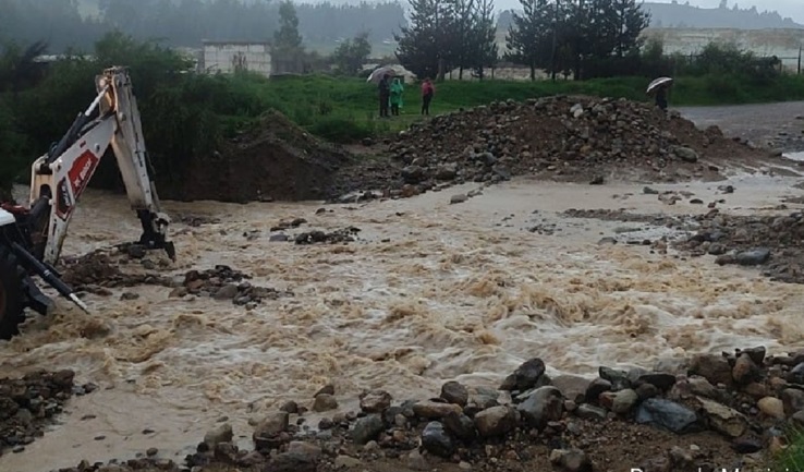 Áncash: lluvias causan daños en 25 viviendas, cultivos y vías en Ticapampa