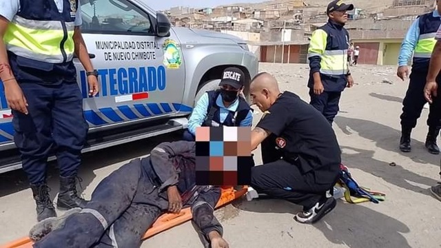 Padre de familia es atacado a machetazos y queda gravemente herido en Nuevo Chimbote