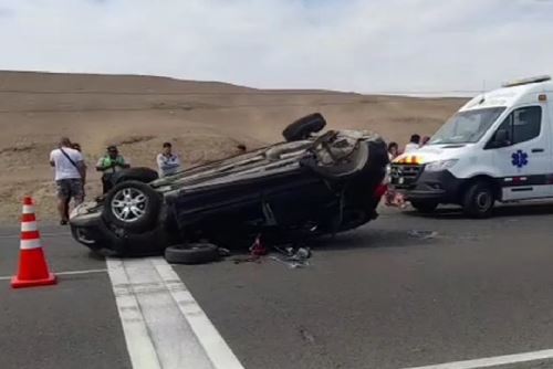 Huarmey: accidente vehicular deja un muerto y dos heridos de gravedad