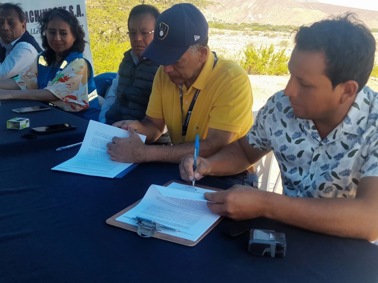 Chimbote: firman acuerdo para proteger y conservar la cuenca de Lacramarca