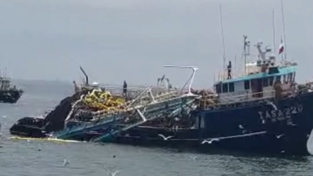 Embarcación pesquera “Tasa 220” sufre accidente en su cubierta frente a Huacho