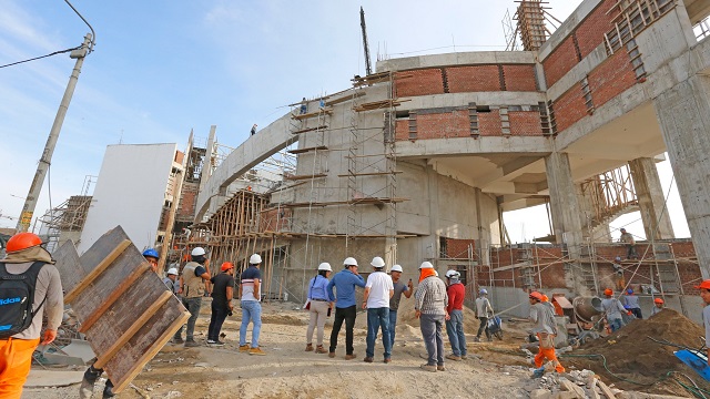 Chimbote: construcción de Teatro Municipal muestra 65 % de avance