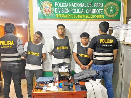 Chimbote: Policía desarticula banda delincuencial implicada en robo de S/ 70 mil a ingeniero