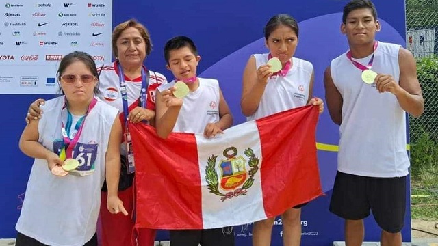 Chimbotanos traen medallas de oro y plata tras participar en Olimpiadas Especiales Berlín 2023