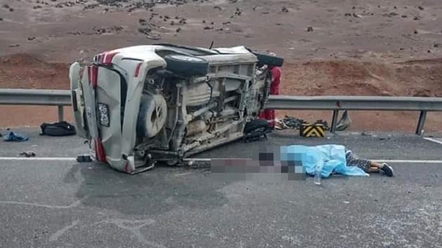 Huarmey: dos muertos y 5 heridos tras despiste de minivan en la Panamericana Norte