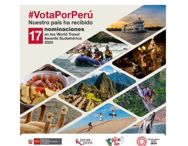 Perú recibe 17 nominaciones en los World Travel Awards 2024