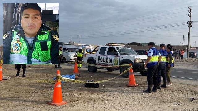 Nuevo Chimbote: policía muere atropellado por camioneta en la Panamericana Norte