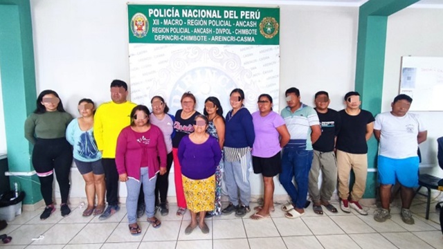 Intervienen a 14 personas por invadir terrenos privados en Casma