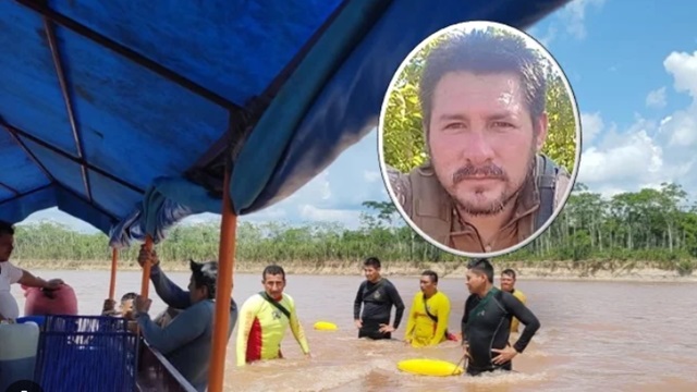 Policía ancashino desaparece tras caer al río Huallaga durante operativo antidrogas