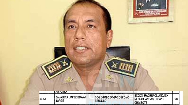 Coronel PNP Edwar Zavaleta es nombrado como nuevo jefe de la División Policial de Chimbote