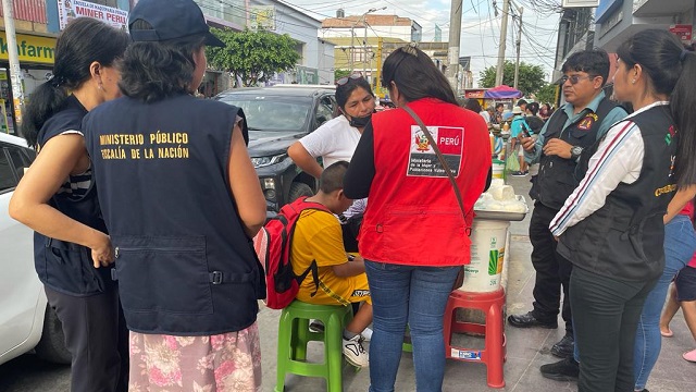 Chimbote: Fiscalía y Demuna encuentran a menores de edad trabajando en las calles