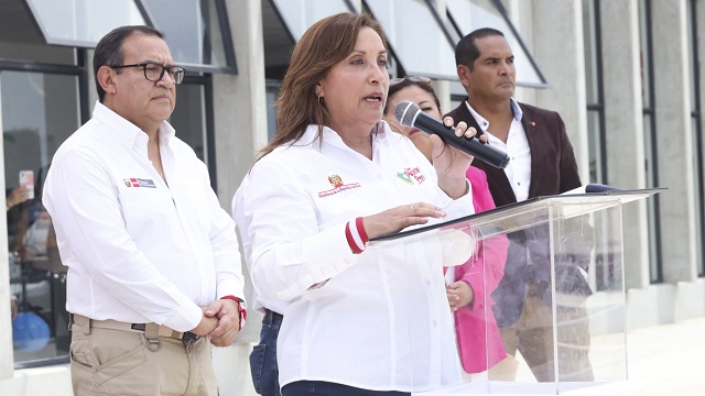 Presidenta Dina Boluarte llega este viernes 29 a Chimbote
