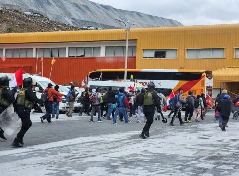 Áncash: pobladores de Huamalíes toman campamento de Antamina en San Marcos