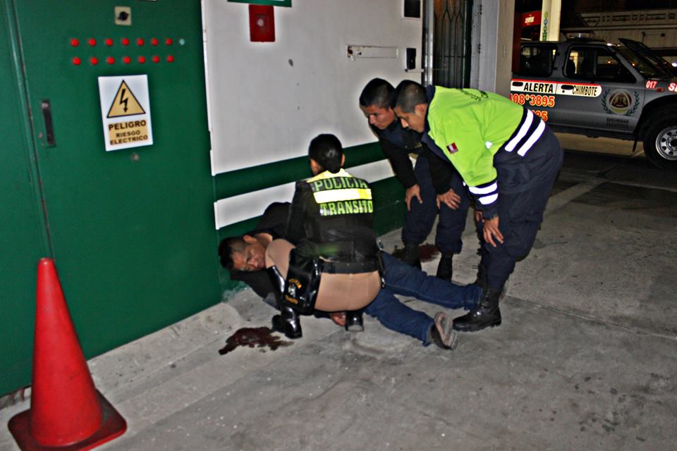 Chimbote: Agente del Inpe fue encontrado en aparente estado de ebriedad 