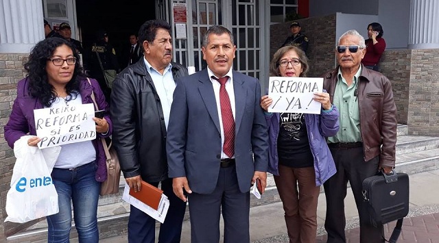 Exigen que Samuel Sánchez Melgarejo no retorne a la Corte Superior del Santa