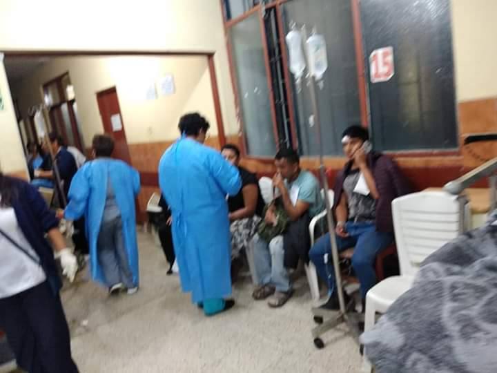 Chimbote: heridos de choque frontal en Guadalupito son atendidos en el hospital La Caleta