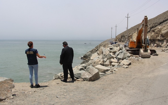 Samanco: advierten alteración de la bahía por obras sin autorización en Los Chimus 