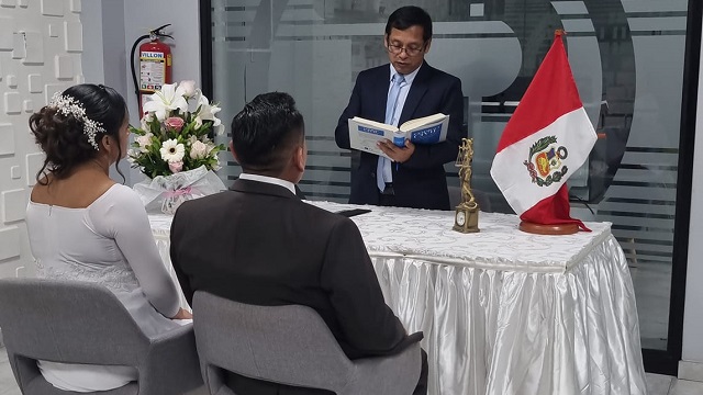Nuevo Chimbote registró el primer matrimonio notarial de la región Áncash
