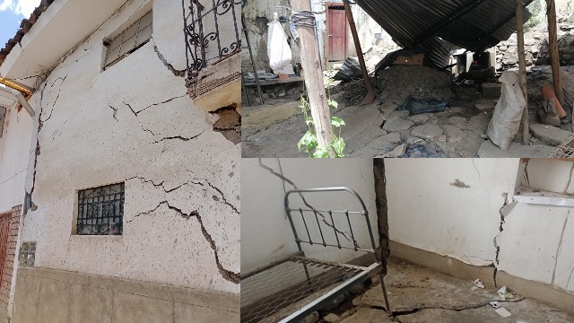 Áncash: 7 viviendas quedan inhabitables por lluvias intensas y desplazamientos en Pomabamba