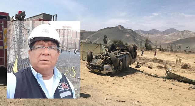 Tragedia: empresario chimbotano murió al volcar su camioneta en la Panamericana Norte en Huarmey