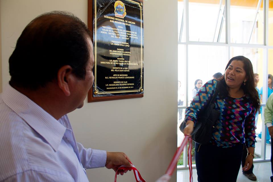 Chimbote: Posta de Magdalena y colegio Avelino Cáceres fueron inaugurados 
