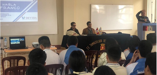 Últimos estudios indican que Áncash ocupa tercer lugar a nivel nacional de mayor consumo de drogas en escolares