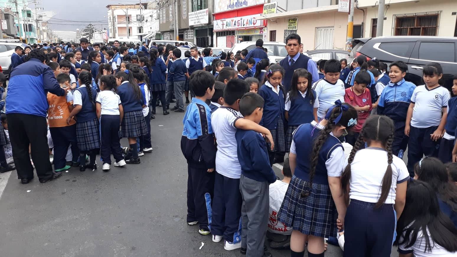 Chimbote: 70 mil escolares afectados socioemocionalmente por simulacro de sismo