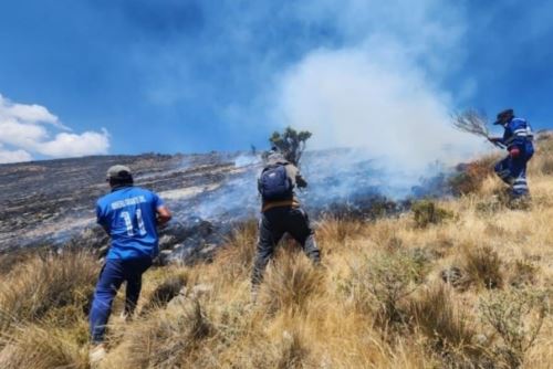 Áncash: ya suman 101 los incendios forestales registrados en lo que va del año