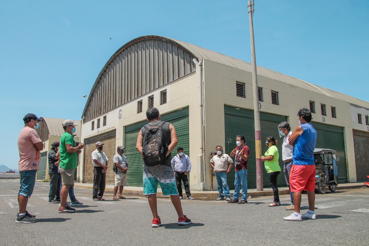 Microindustriales  visitaron mercado "Tres Estrellas" donde funcionará centro productivo