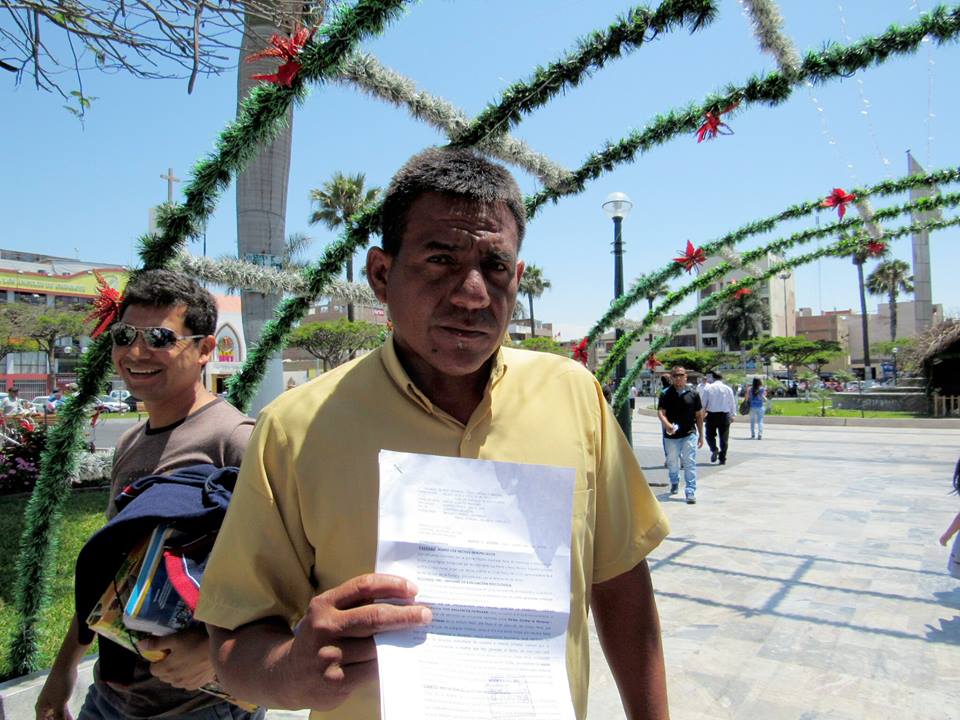 Chimbote: hombre denuncia ser afectado por caso de homonimia