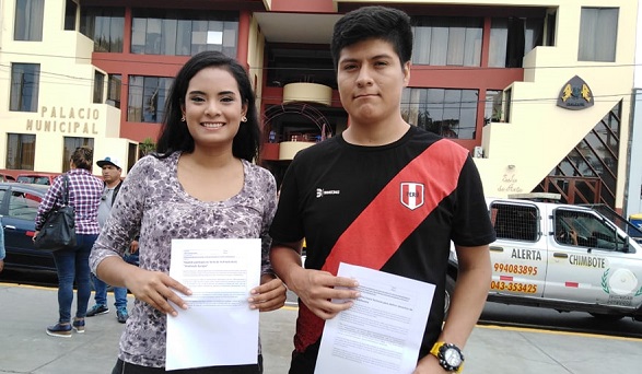 Jóvenes chimbotanos buscan apoyo para representar al Perú en evento de Derechos Humanos en Ginebra