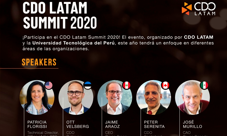 Reunirán a destacados especialistas en gestión estratégica de datos en el “CDO Latam Summit 2020”