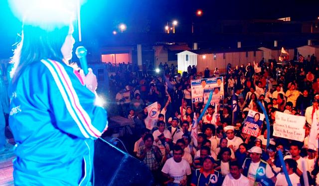 Alianza para el Progreso realiza mitín de cierre de campaña en Casma