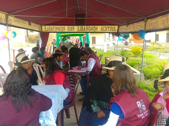 Corte del Santa realizó ferias de Acceso a la Justicia en Tauca, Cabana y Corongo 