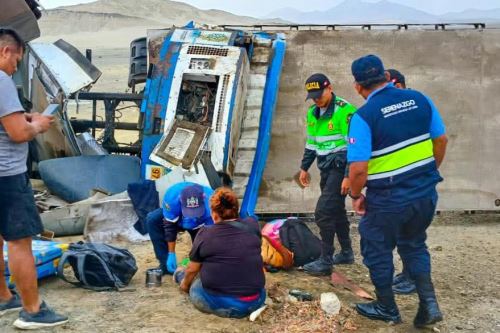 Accidente en el óvalo de Tortugas deja una persona herida