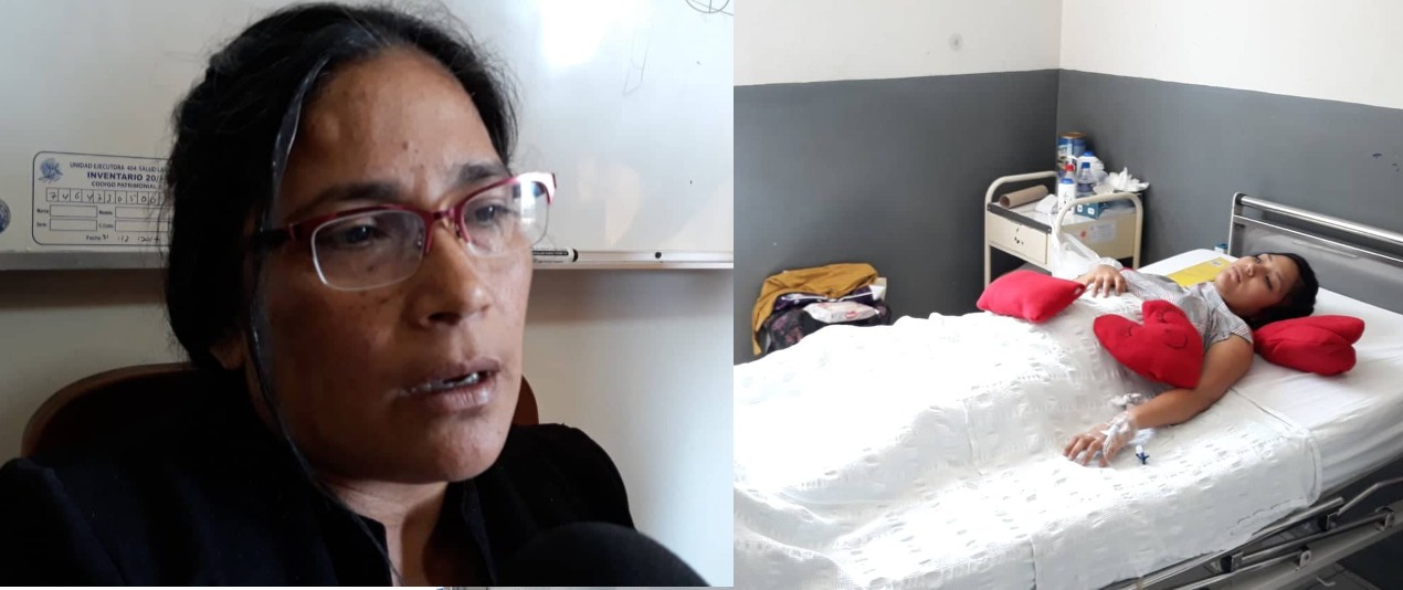 Chimbote: madre pide ayuda para referir a un hospital de Lima a su hija postrada en "La Caleta"