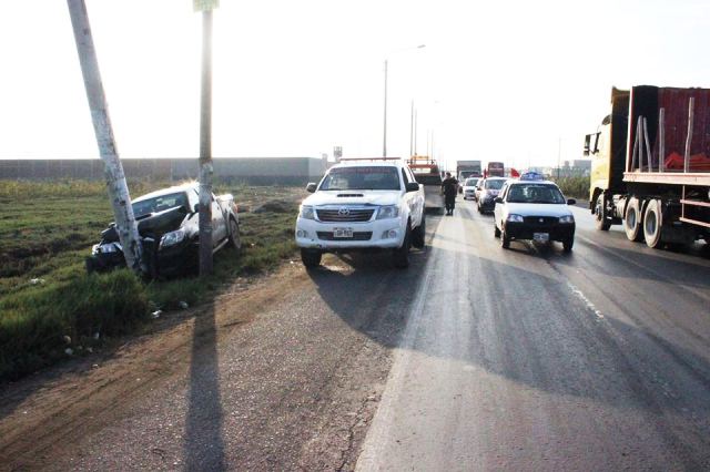 Chimbote: Dos menores se salvan de morir en violento choque a la altura de río Lacramarca